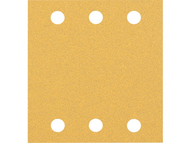 Brusni papir EXPERT C470 z 6 luknjami za vibracijske brusilnike, Dimenzije: 115x107mm, Zrnatost: 80, 2608901656